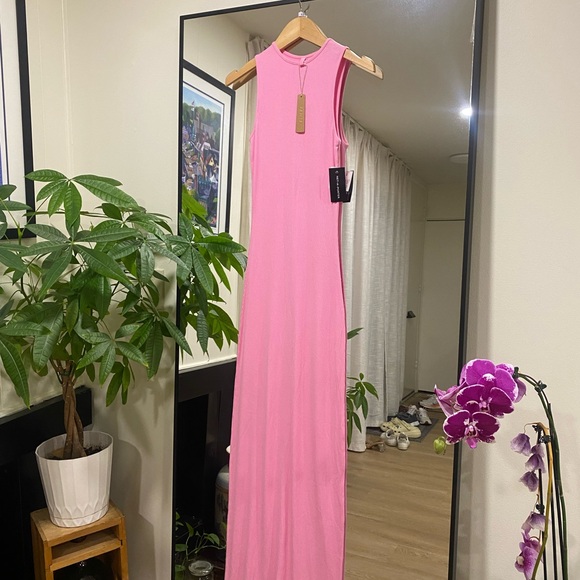 SKIMS Dresses & Skirts - NWT SKIMS Cotton Candy Soft Lounge Tank Dress size Small